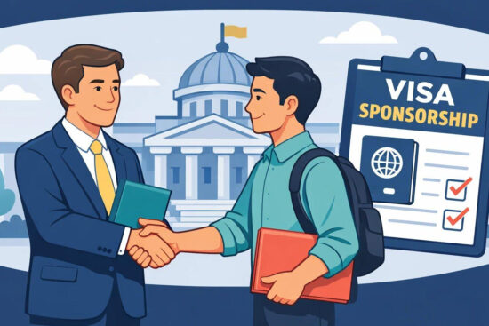 What is visa sponsorship?